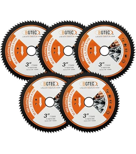 SAW BLADE STABILIZERS -PAIR- 5′-DIAM 5/8′ BORE – UK Online Tools - View #6