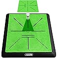 FODESAN Golf Hitting Mat – Practice Mat with Swing Path Feedback & Impact Detection – Indoor/Outdoor Use – Golf Swing Trainer for Home Training – Ideal for Beginners & Pros