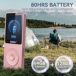 RUIZU 64GB MP3 Player with Bluetooth