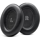 GEVO Earpads Replacement for Bose QuietComfort Ultra (QC Ultra), Ear Pads Cushions Replacement with Protein Leather and Memory Foam (Black)