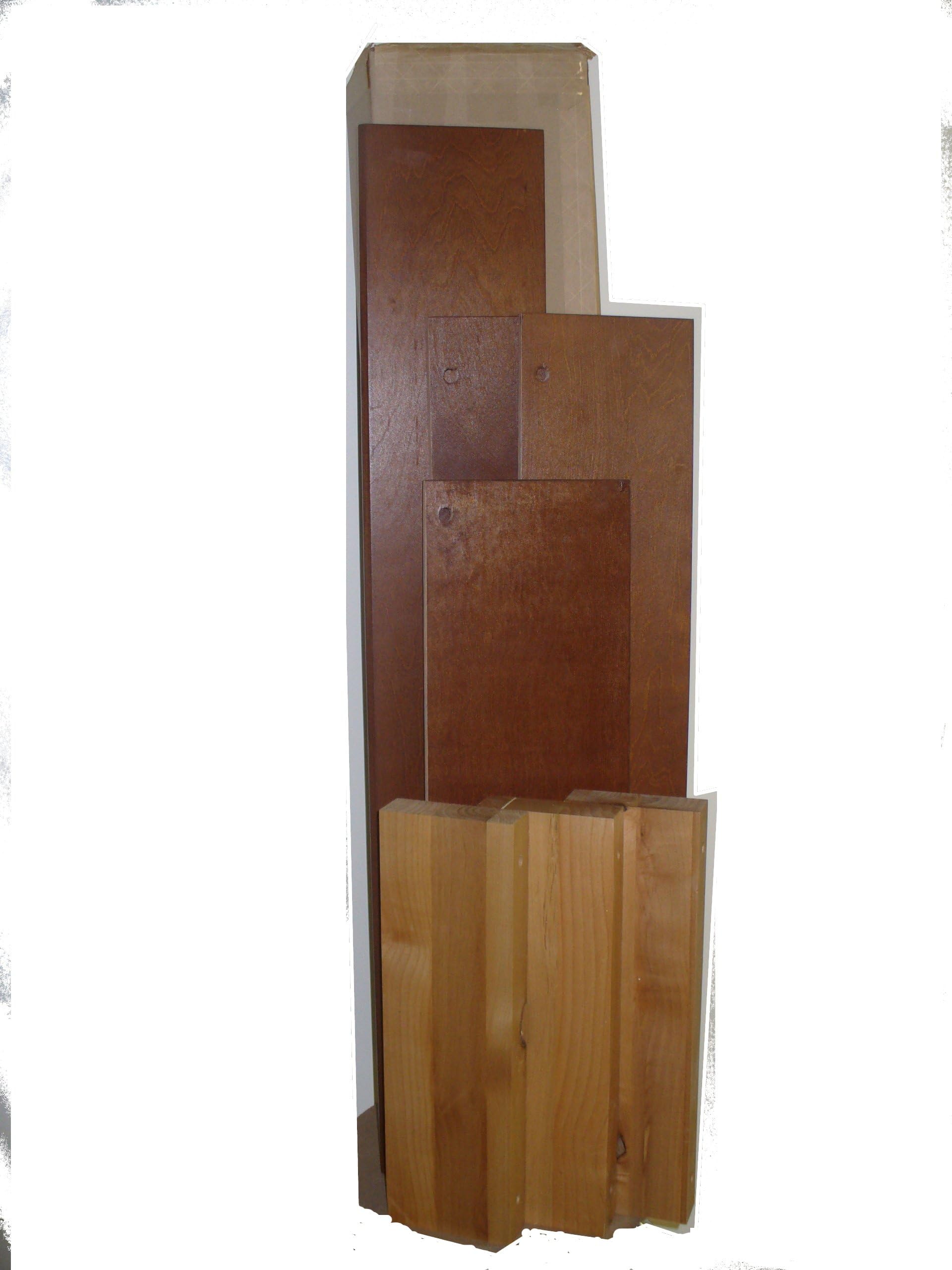 Half Inch Wooden Planks trim pieces for a Sterling VCEF26 fireplace mantel
