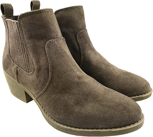 pull on suede boots