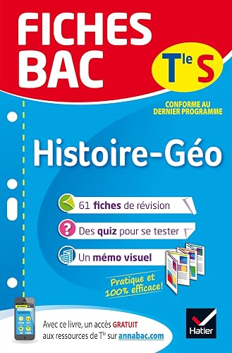 Download Fiches bac Histoire-Géographie Tle S: fiches de révision Terminale L, ES PDF