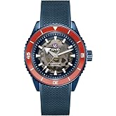 Rado Captain Cook High-Tech Ceramic Skeleton Limited Edition, Men's Luxury Watch, 43mm Navy Blue Ceramic Case, Automatic Movement, 80-Hour Power Reserve, Adult
