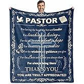 LekinGift Pastor Appreciation Gifts, Pastor Gifts for Men, Christian Pastor Gifts, Birthday Gifts for Pastors Blanket 50"X60", Pastor, Thanksgiving for Pastor Priests