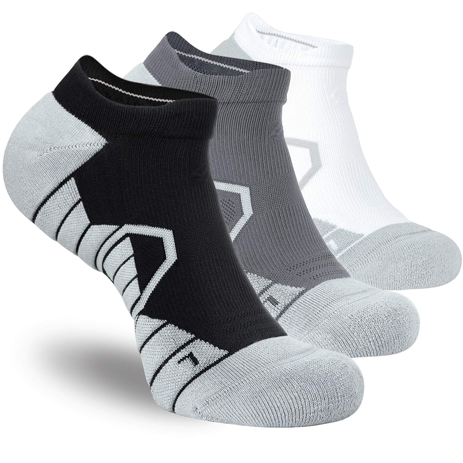 Hylaea No Show Athletic Running Socks for Men