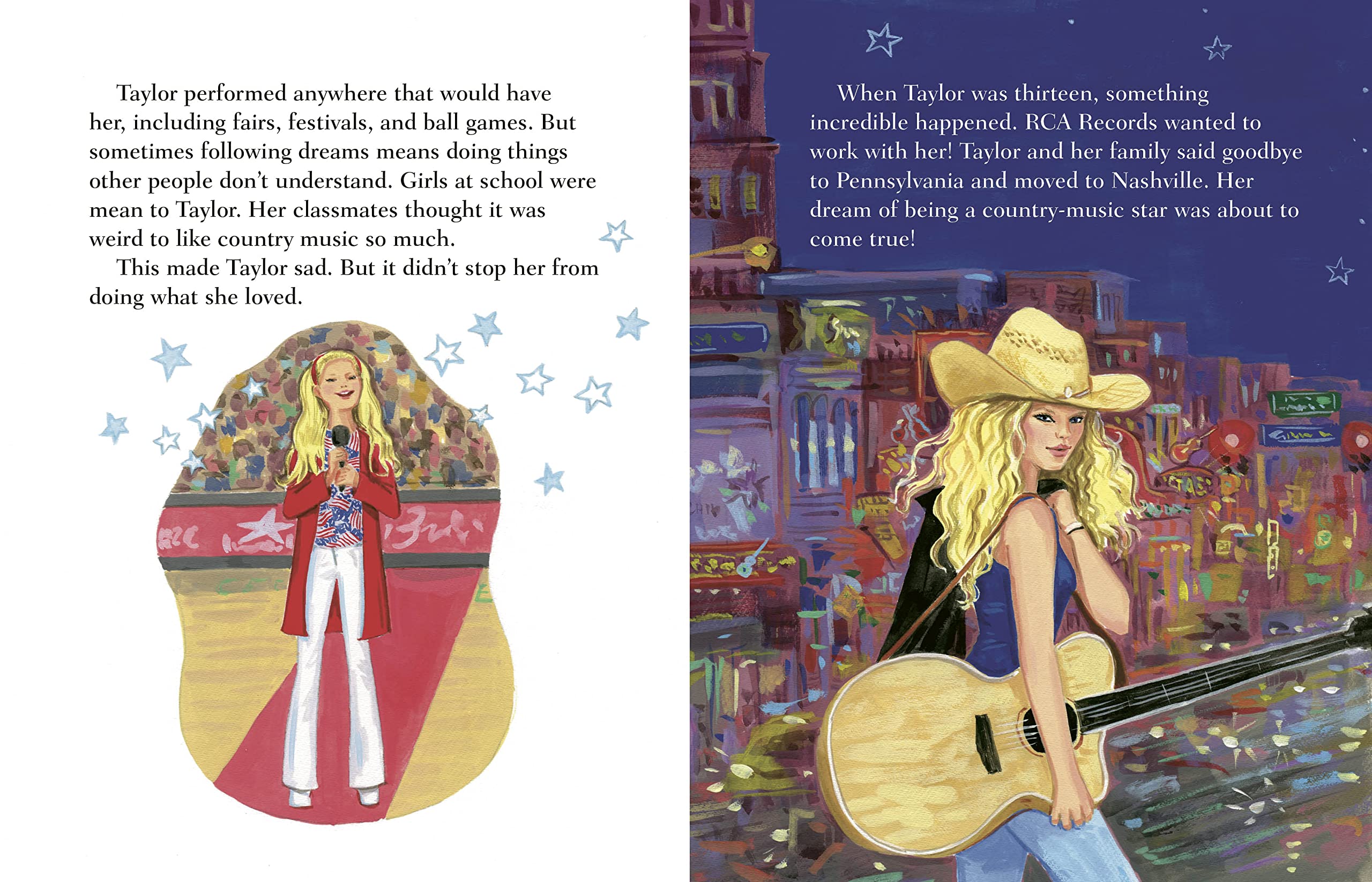 Taylor Swift: A Little Golden Book Biography (Little Golden Book Biographies) Taylor Swift: A Little Golden Book Biography (Little Golden Book Biographies) Hardcover Kindle Audible Audiobook Spiral-bound