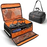 ORKELS RC Car Carrying Case 1/8 1/10 Scale, Heavy Duty RC Storage Bag with Reinforced Base, Multi-Pocket Tool Organizer, Compatible with Traxxas RC Cars Trucks &amp; Buggies