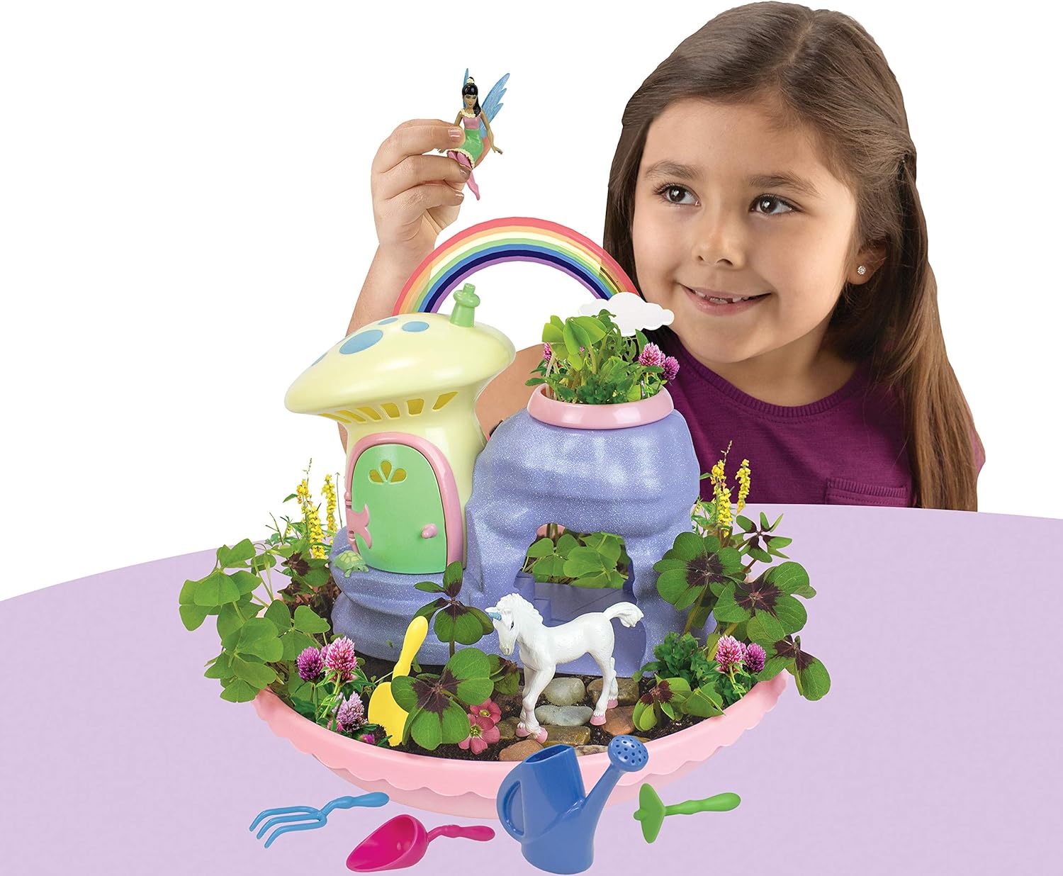 my fairy garden unicorn meadow grow & play set