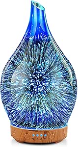 Amazon.com: Porseme Essential Oil Diffuser 3D Glass Aromatherapy ...