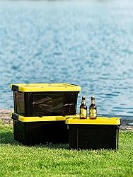 Cetomo Plastic Storage Bin Box Container Stackable