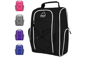 HMLIN OUTOOORS Golf Shoe Bag Men | Golf Bag Women | Shoe Travel Bag | Sneaker Bag And Shoe Bag For Gym With Ventilation & Double Outside Accessory Pocket For Socks, Tees, Golf Balls and Other Accessories Etc Storage