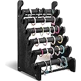 Marsui Wooden Bracelet Stand and Display 6 Tier Bracelet Holder Organizer Displays for Selling Stand for Jewelry Bangle Watch Store Showcase Home Storage Display