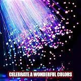 ZAIBIER Pack Of 6 Fibre Optic Wands For Kids 3 Modes Light Up 7 Colours view 7