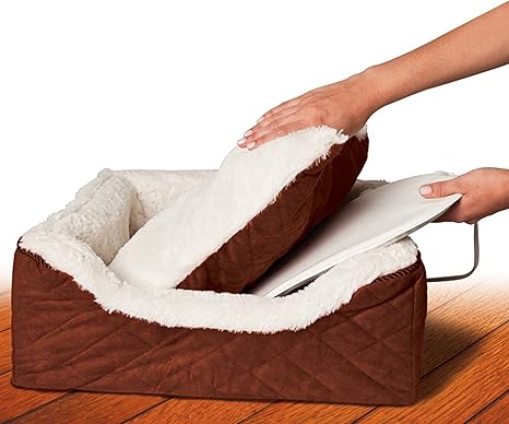 sunbeam heated dog bed