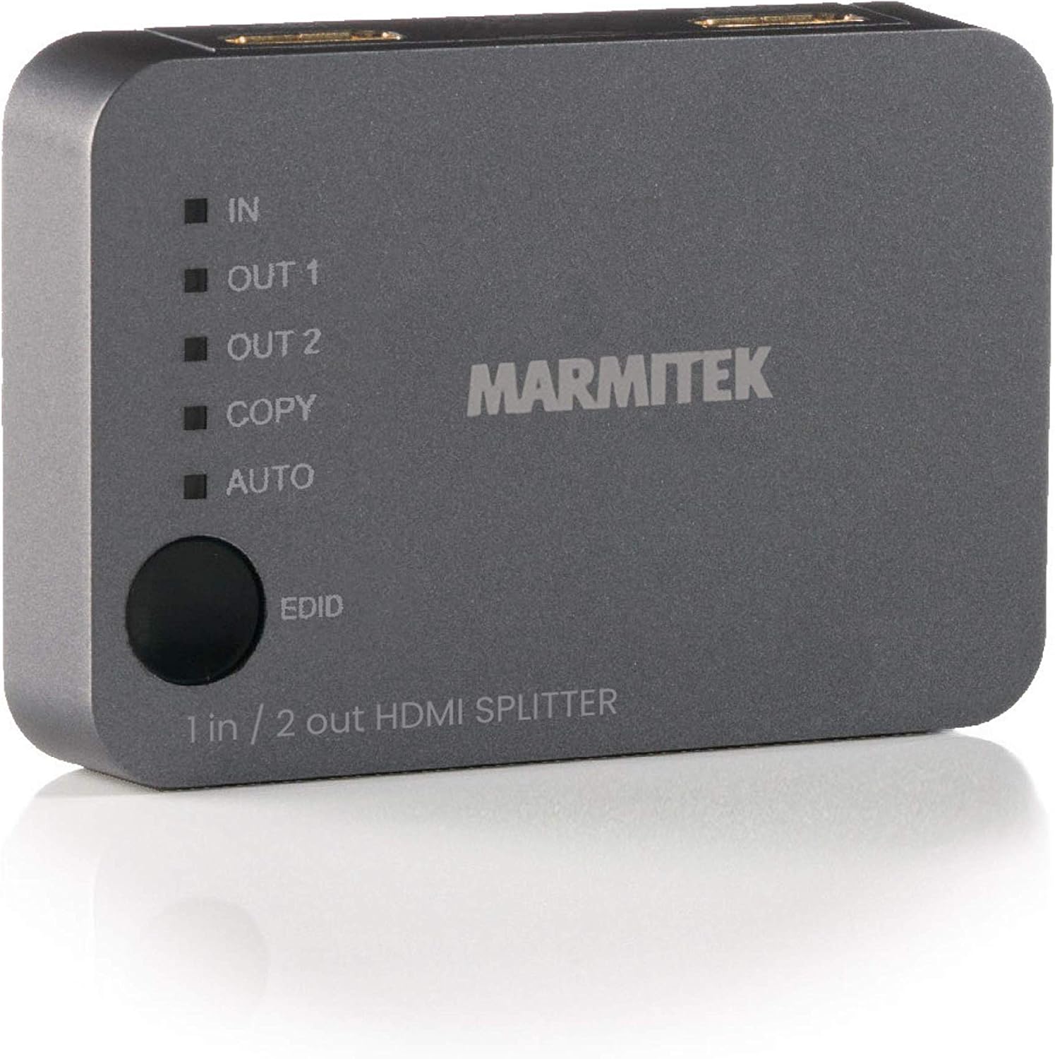 HDMI Splitter 4K60, Marmitek Split 312 UHD, 1 On / 2 Off, Ultra HD, 4K60, HDMI Splitter, 3840 x 2160 60Hz, HDCP 2.2