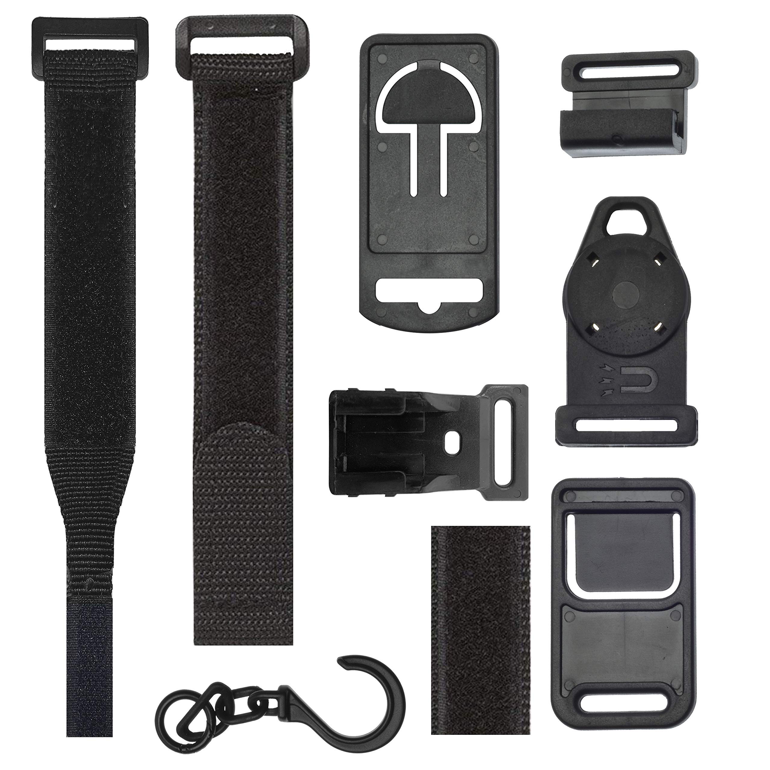 Universal Multimeter Magnet, Hook, and Clip Hanging