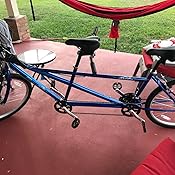 Amazon Com Pacific Dualie Adult Tandem Bike 26 Inch Wheels 2 Seater 21 Speed Linear Pull Brakes Blue Sports Outdoors