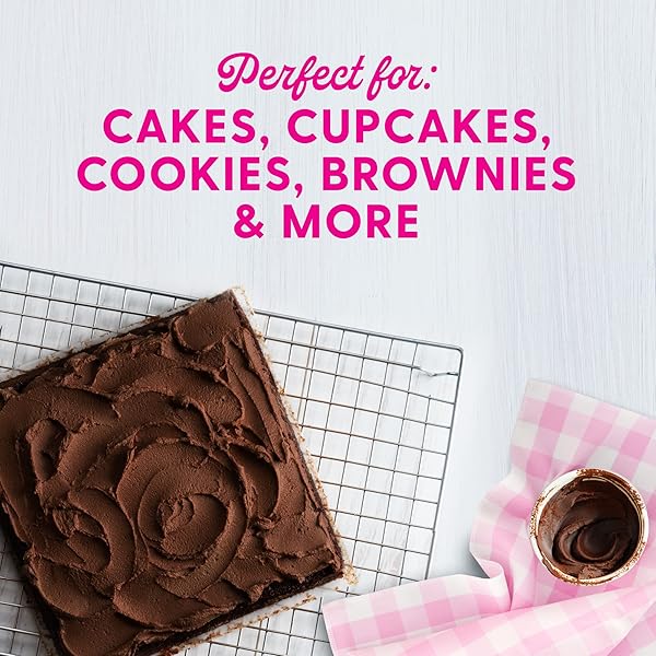 DUNCAN HINES DOLLY PARTON’S FAVORITE CHOCOLATE BUTTERCREAM FLAVORED CAKE FROSTING, 16 OZ.