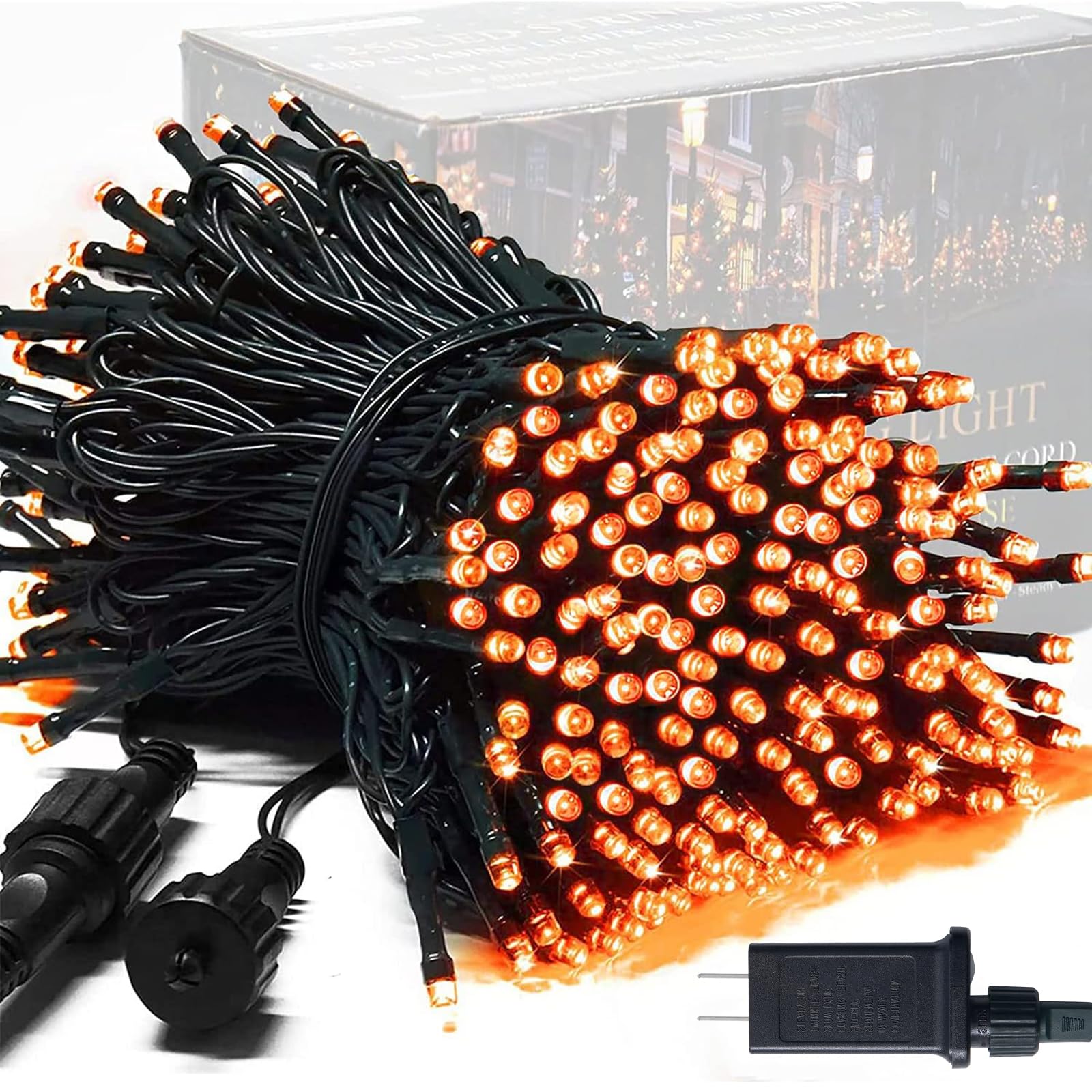 JMEXSUSS 250 LED Halloween String Lights, 91.5ft