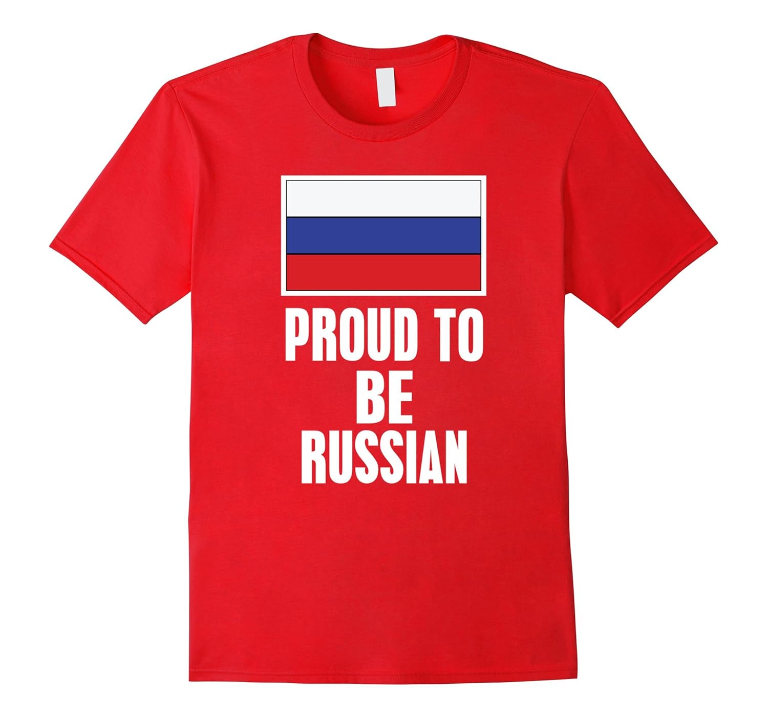 Proud To Be Russian Russia Flag Pride T-Shirt-ANZ