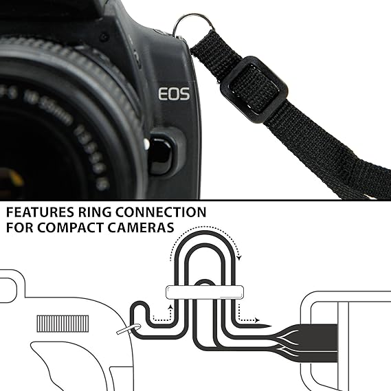 USA Gear Arnés para El Pecho con Correa de Cámara DSLR con Hebillas de Liberación Rápida, Patrón de Neopreno y Bolsillos para Accesorios - Compatible ...