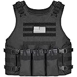 CVLIFE Tactical Vest for Men, Adjustable Tactical