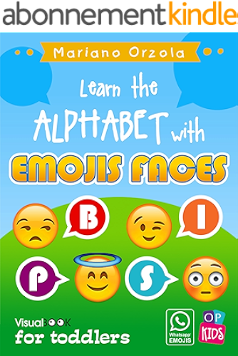 Download LEARN THE ALPHABET WITH EMOJIS FACES: Visual Book for toddlers (English Edition) PDF