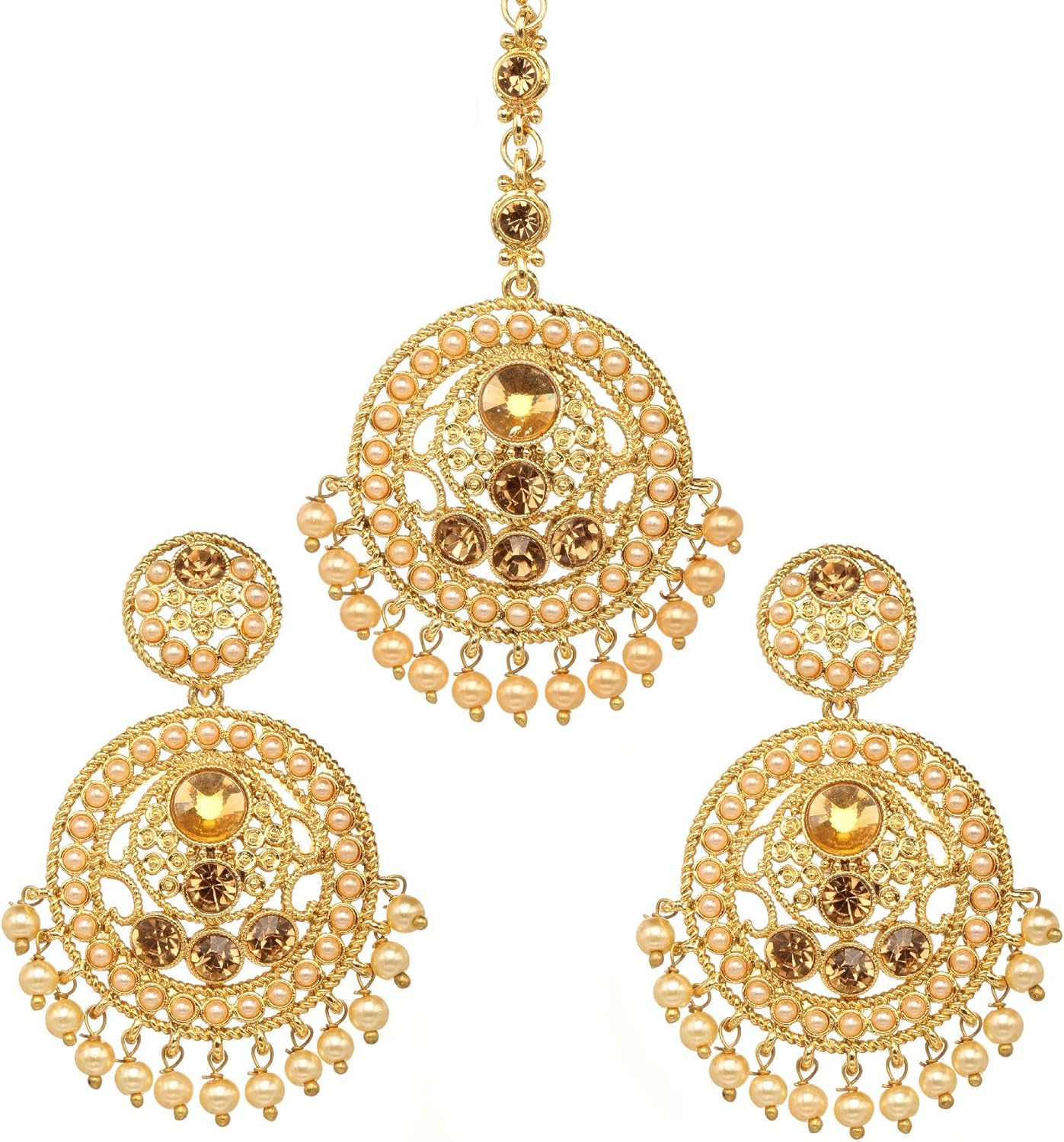 Amazon Com Bindhani Women S Indian Style Bollywood Jewellery