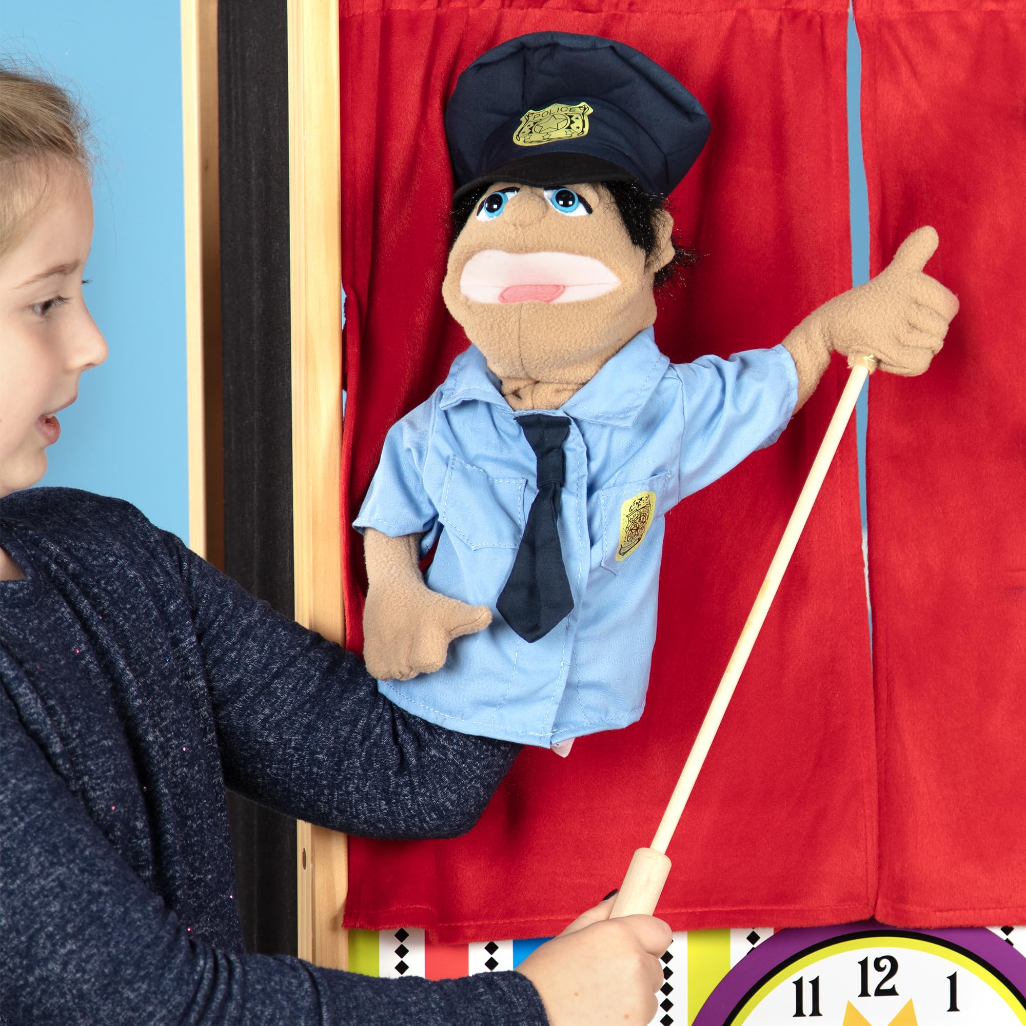 Doug Puppet Mua Melissa & Doug Rescue Puppet Set - Police Officer and Firefighter ...