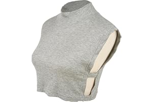 Eyibenlilan Fake Turtle Neck Detachable Collar Base Layer Top Comfortable Dickey Collar for Daily Wear