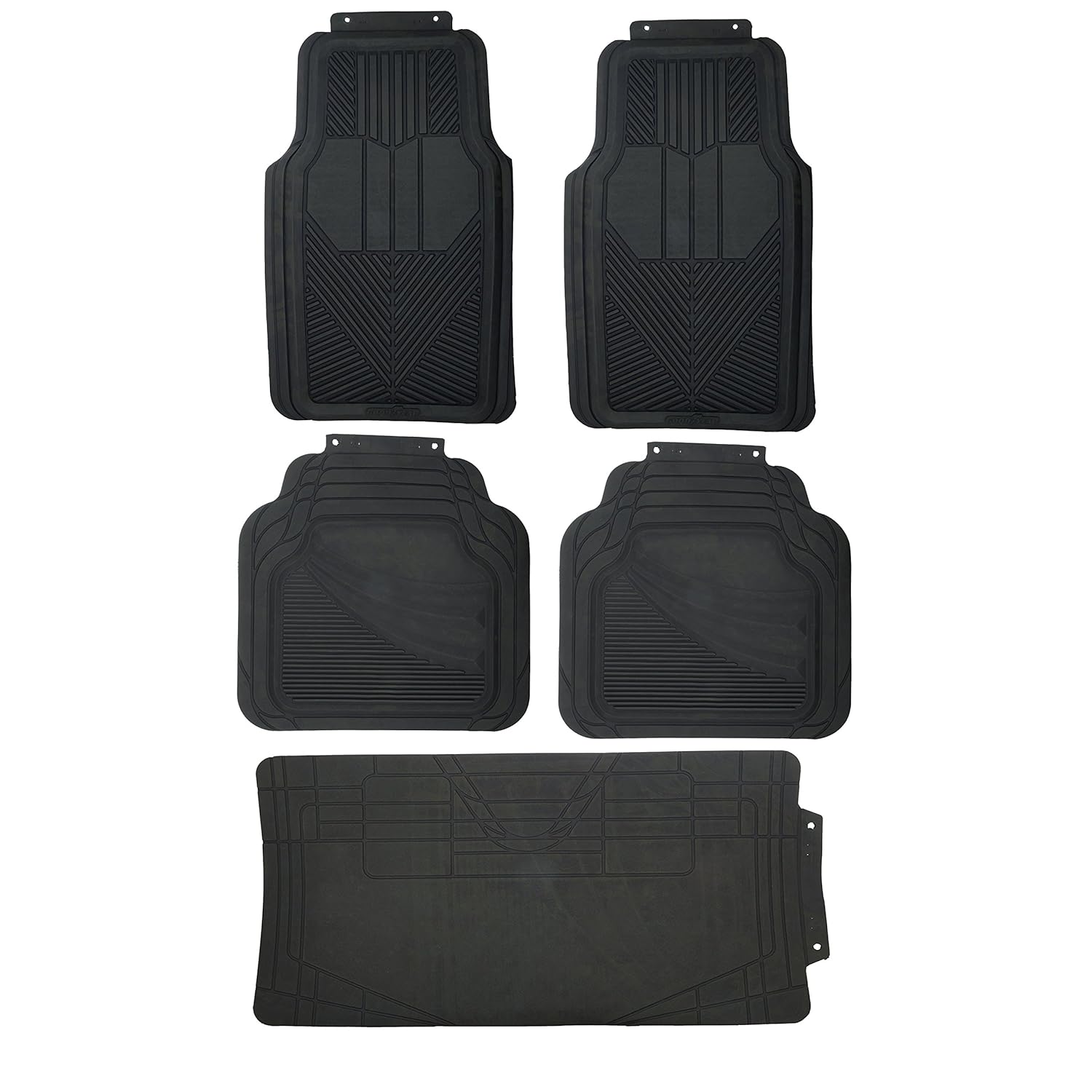 Goodyear Good Year Car Floor Mat Black Set Of 5 Amazon In