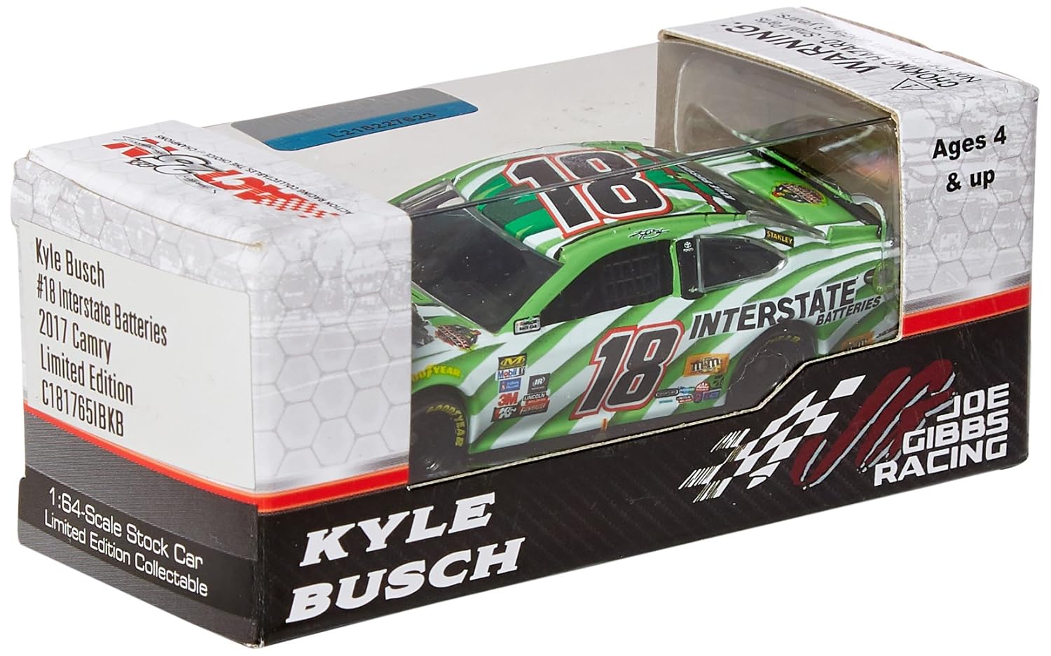 Kyle Busch 2017 Interstate Batteries NASCAR Diecast 1:64 Sports & Outdoors Fan Shop