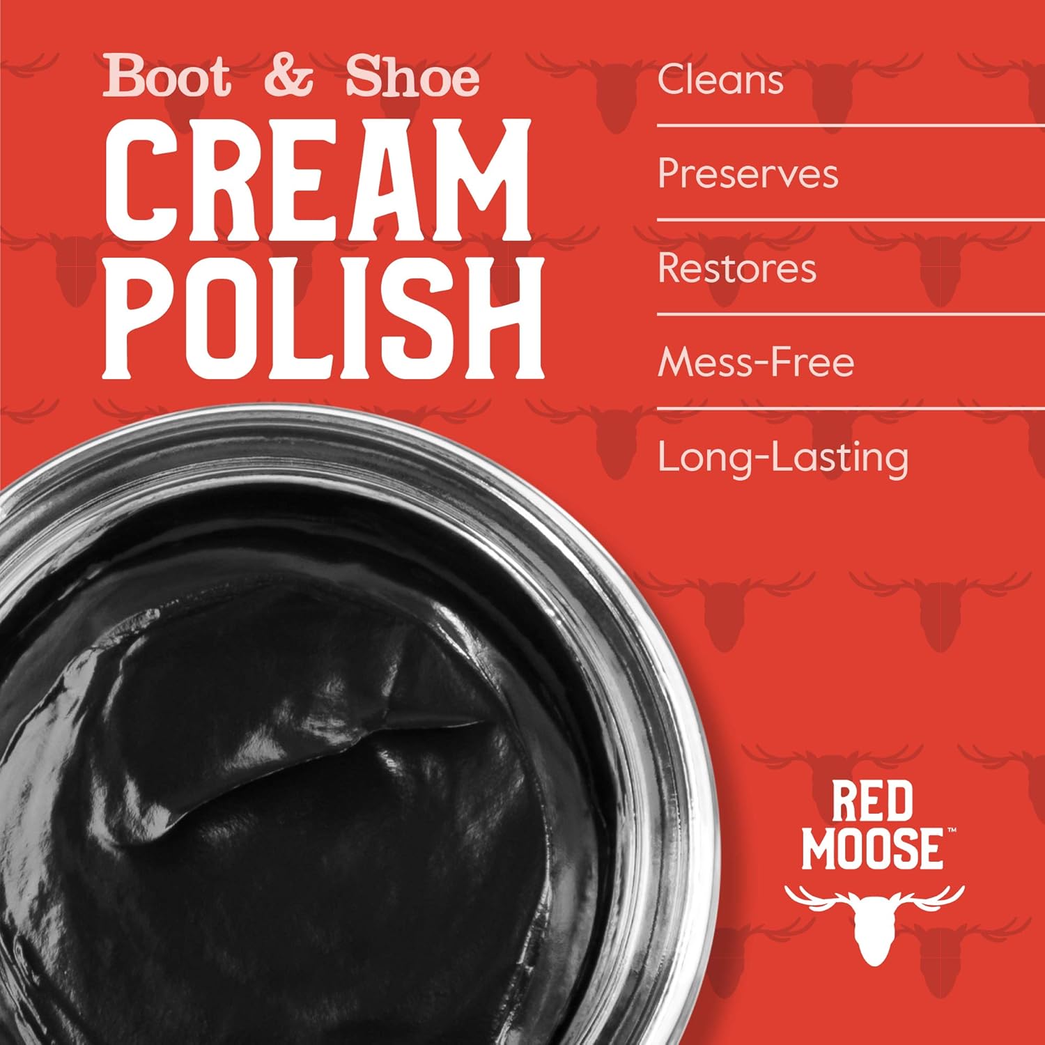 Red Moose Red Boot and Shoe Cream Polish - Made in the USA: Shoes