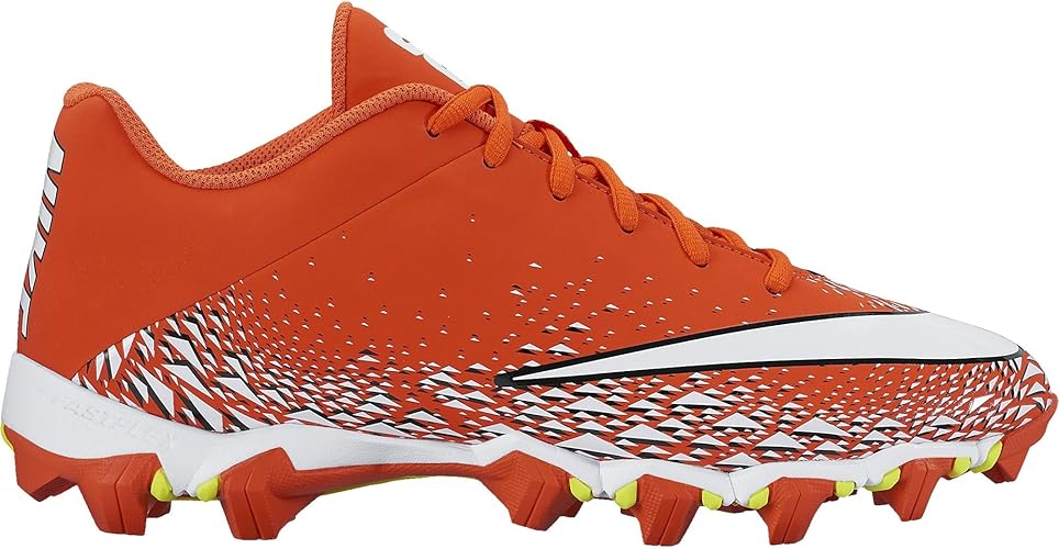 orange boys football cleats