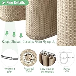 Dynamene Stall Fabric Shower Curtain - 54x78 inch