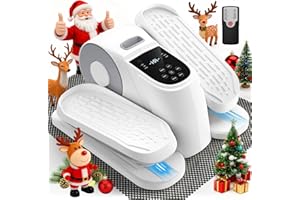 VIVURN® 028 Under Desk Elliptical 12 Speed 5 Modes Motorized Leg Exerciser While Sitting for Seniors As Seen on TV Low Impact Electric Pedal Exerciser with Non-Slip Mat Quiet for Home and Office