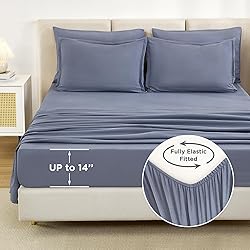Litanika Queen Comforter Set Bluish Grey - 7 Pieces