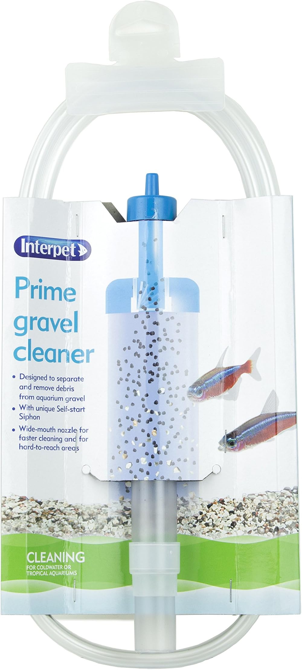 Interpet Mini XS Aquarium Syphon Water Drainer Gravel Cleaner No Return Valve