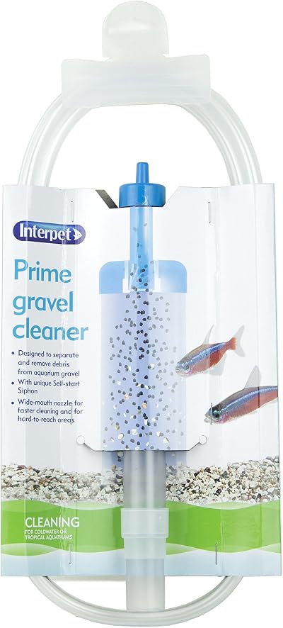 Interpet Mini XS Aquarium Syphon Water Drainer Gravel Cleaner No Return Valve