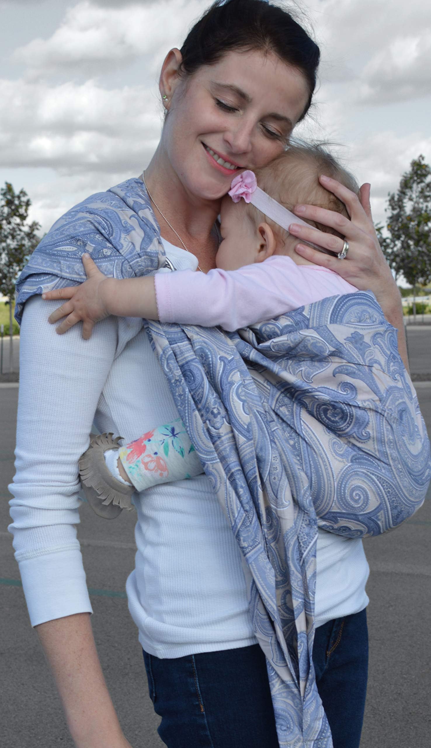 Lite-on-Shoulder Baby Sling (French Paisley)