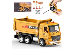 YAYYAY Construction Little Machines - Remote Control Dump Truck for Boys - Building Toys