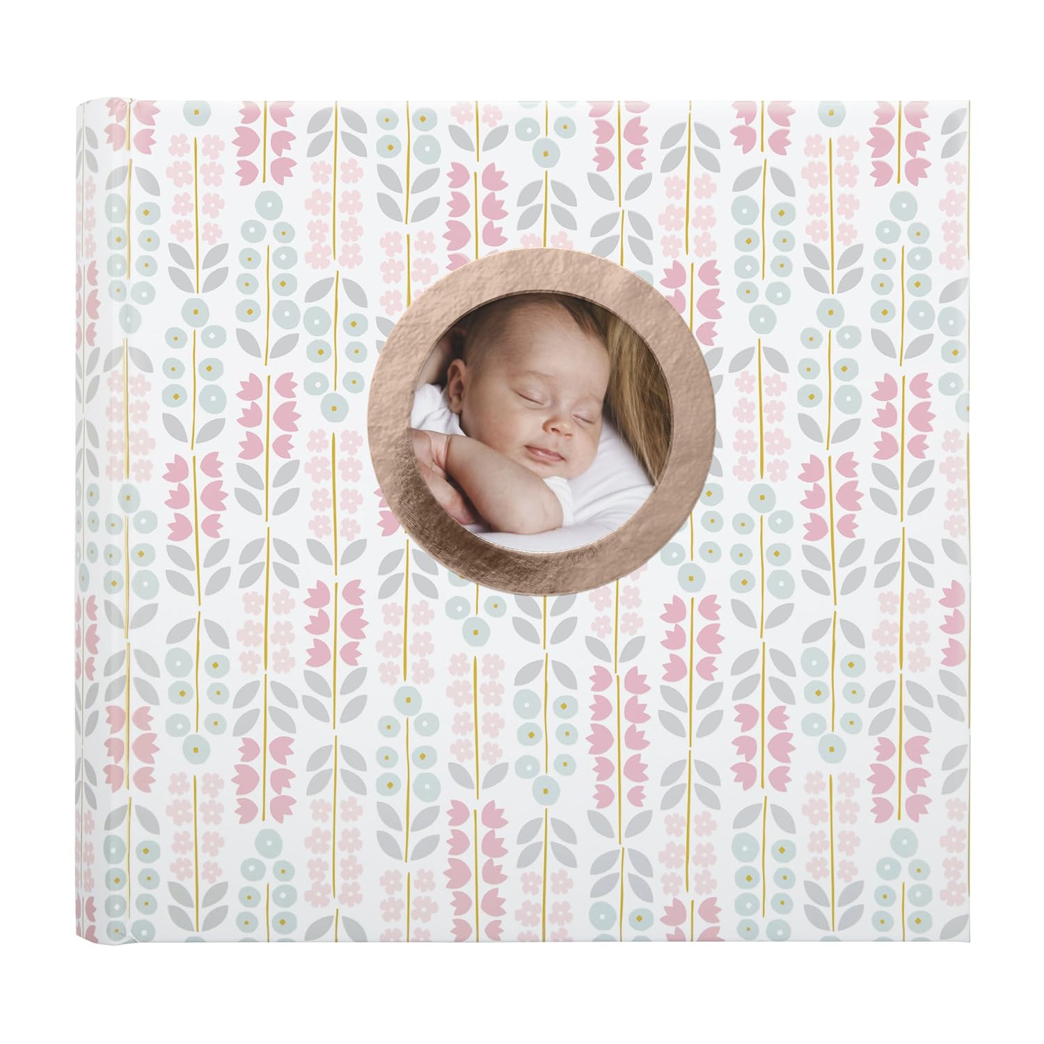 C.R. Gibson's Patterned Baby Girl Photo Album Baby Shower