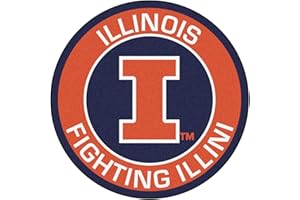 POWDRAW STICKERS Illinois Illini Stickers (Any Size) Illinois Fighting Illini Decal Vinyl for car bamper, Helmet, Laptop, tumblers, Window Team Logo (3 inch)