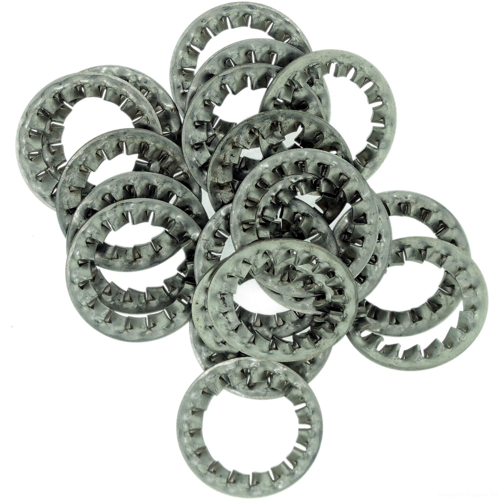 M22 (22mm) Shakeproof Washer (Internal Serrated) - Stainless Steel (A2) (Pack of 10) โ image 1