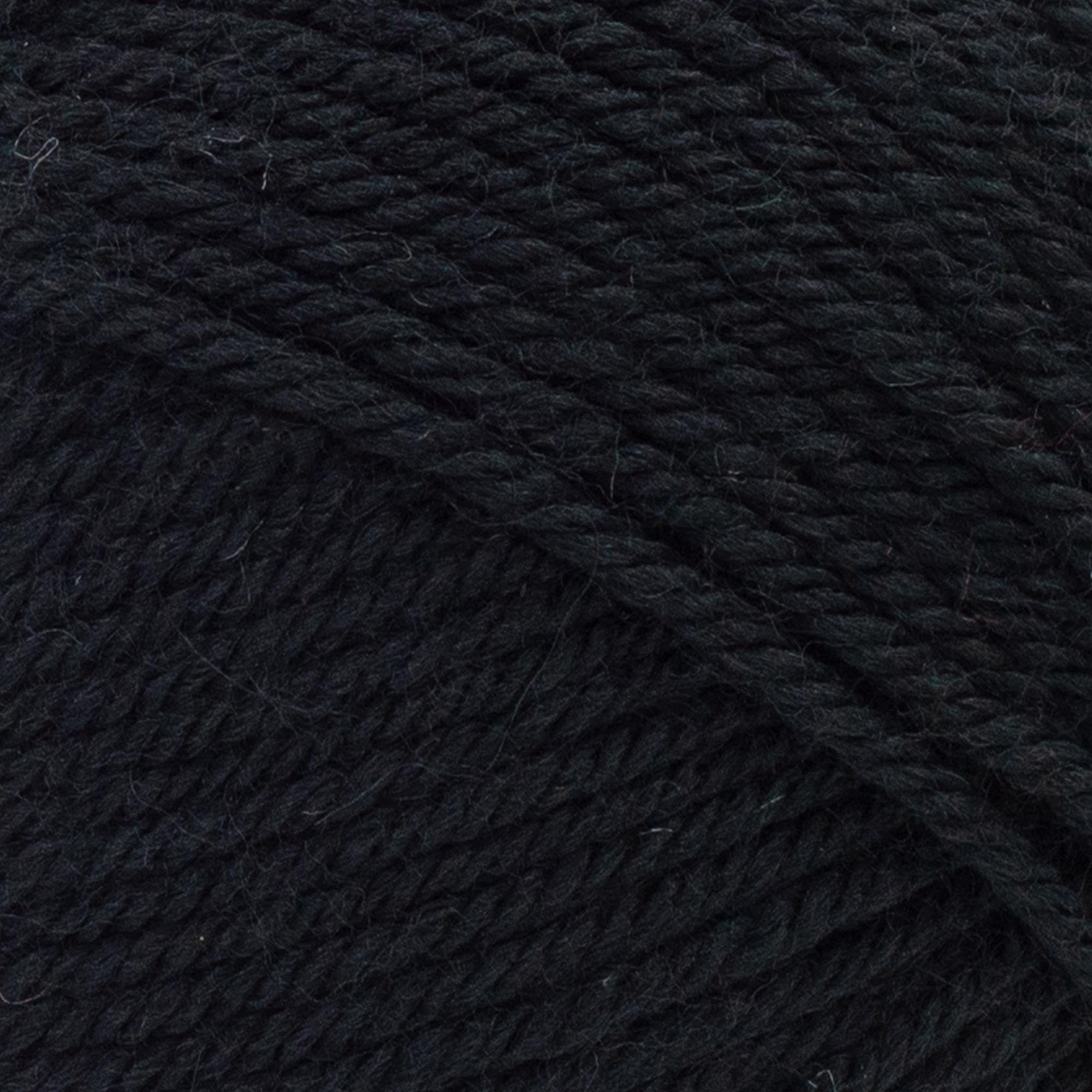 Lion Brand Yarn Wool-Ease Recycled Yarn, 1 Pack, Black