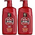Old Spice Swagger Body Wash, 2 Pack, Extra Large Man Sized Shower Gel for Men, Red Collection Cedarwood Fresh Scent, 30 oz. Each