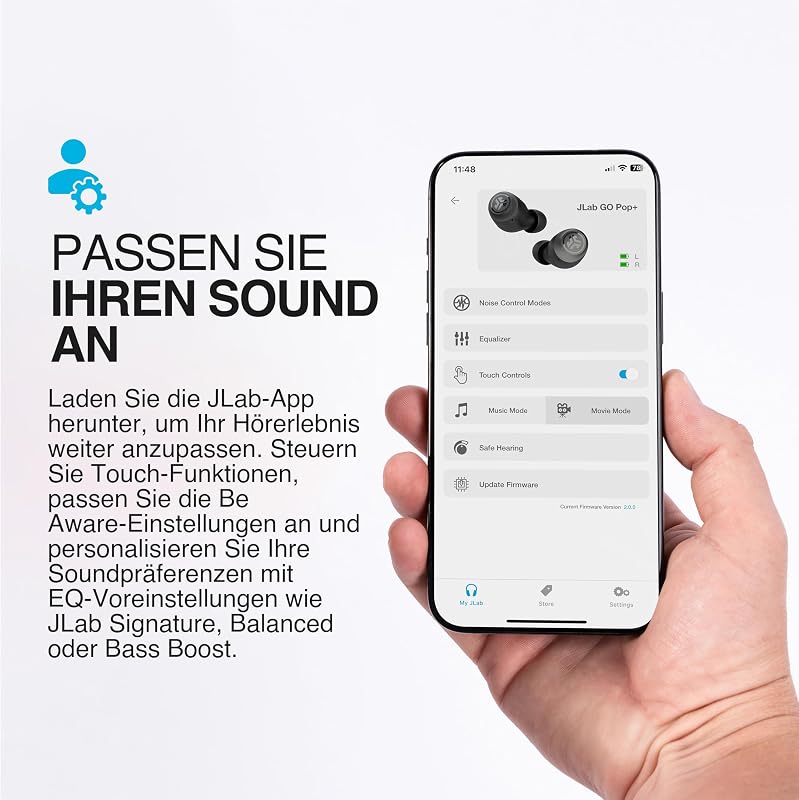 Go Air Pop+ True Wireless Kopfhörer - Bluetooth, Minzgrün