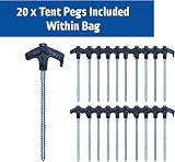 Blue Diamond Heavy Duty Screw Peg Pro Kit 20 Pe gs with Mallet Peg Puller Kit view 5
