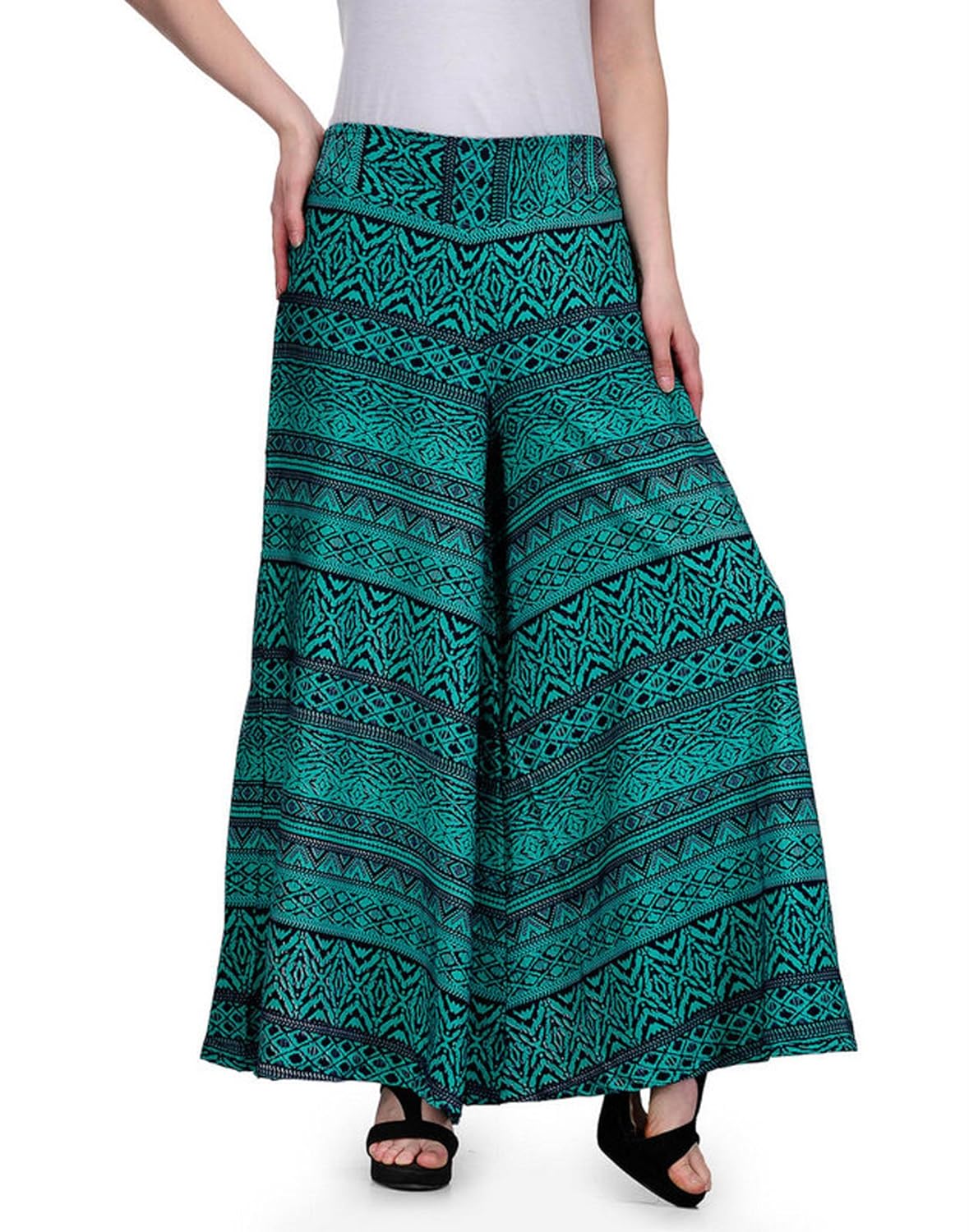 stop look regular fit wome'n multicolor palazzo